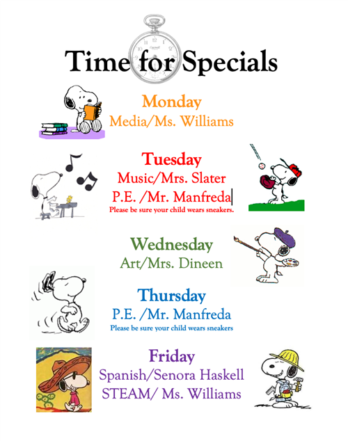 Time for S pecials